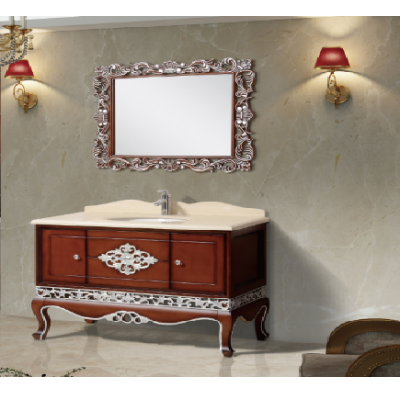 Nanan Guanshu good quality cupc certificate hot selling in USA classical design with mirror vanities bathroom cabinet