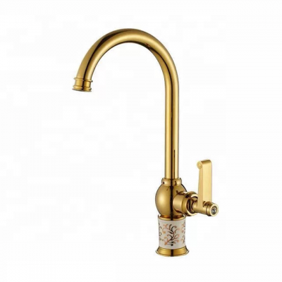 nanan Guanshu china industrial low price high quality hot selling gold kitchen faucet